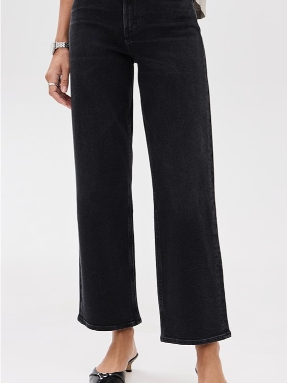 Women’s AGolde REN in black wash